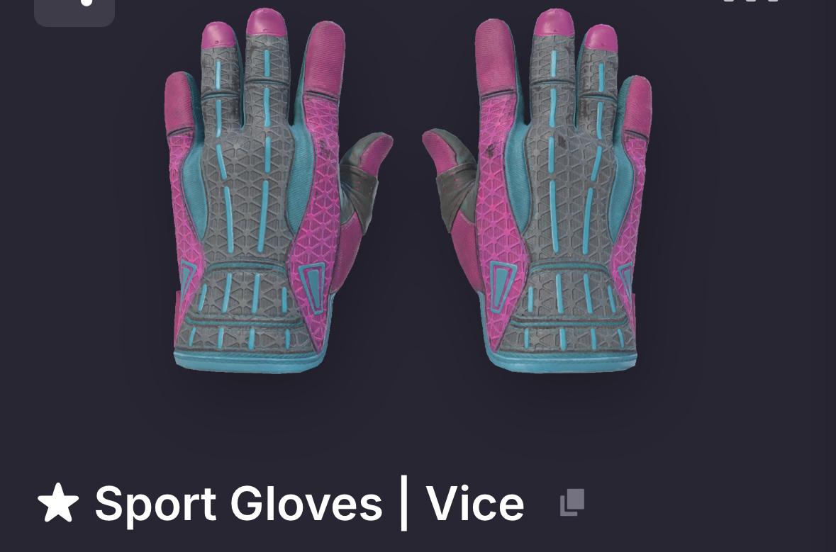 Sport Gloves I Vice R$ 28 mil Reais